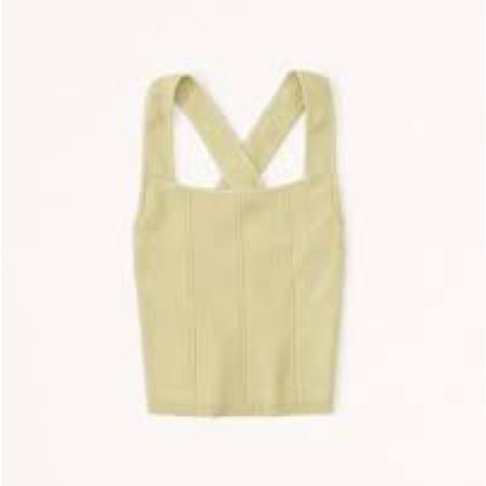 Abercrombie & Fitch Contrast Crossback Tank